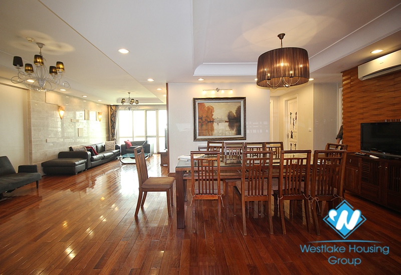 Luxury spacious apartment for rent in Ciputra, Tay Ho, Hanoi